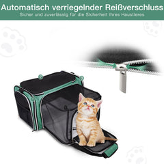 BAGLHER carrier mesh panels providing airflow and visibility