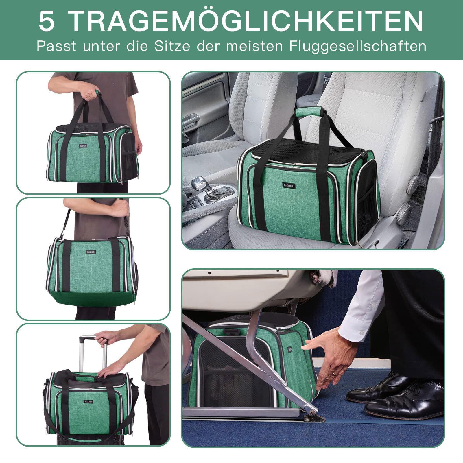 BAGLHER carrier lightweight at 2.5 pounds for easy transport