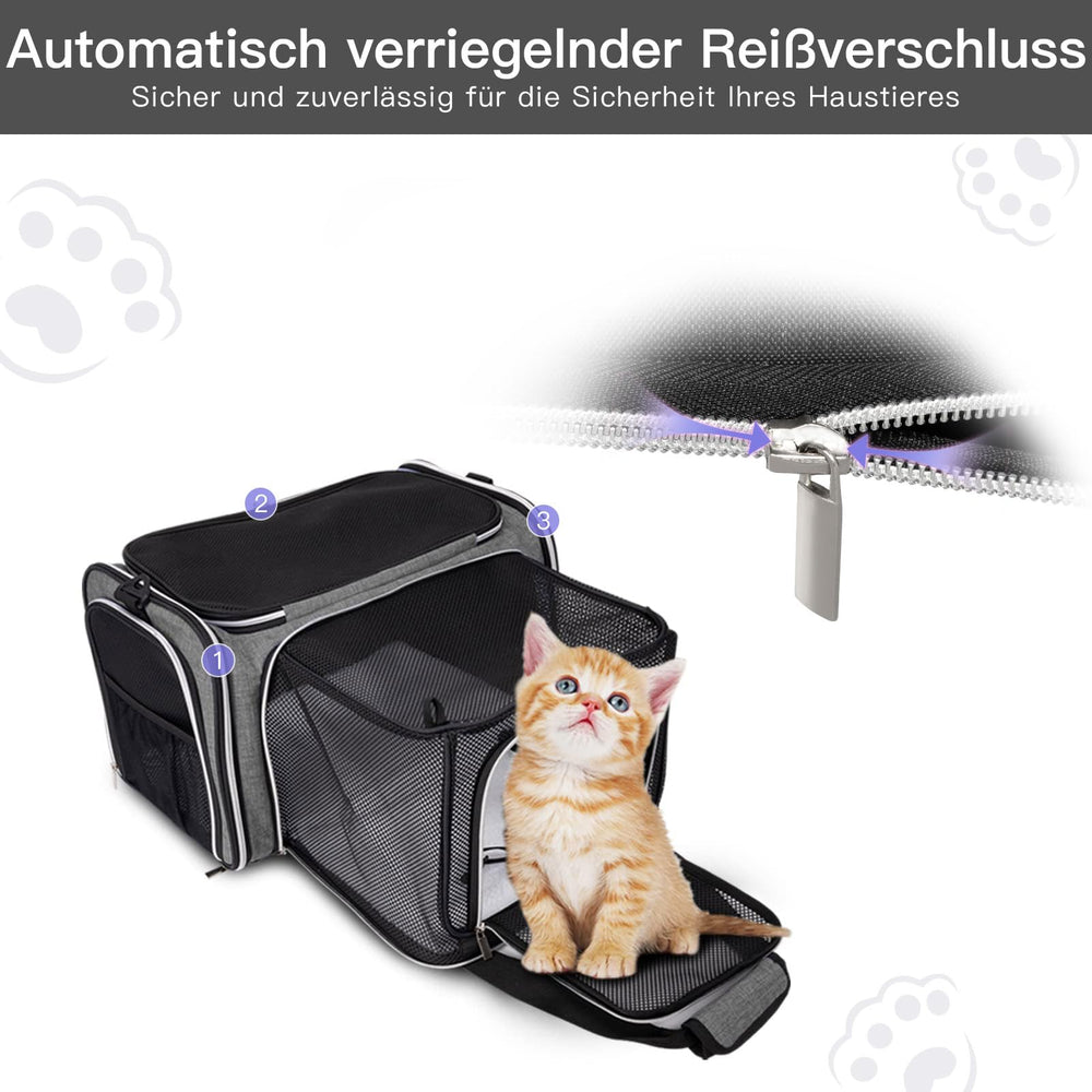 Baglher removable fleece pad adds comfort during long journeys