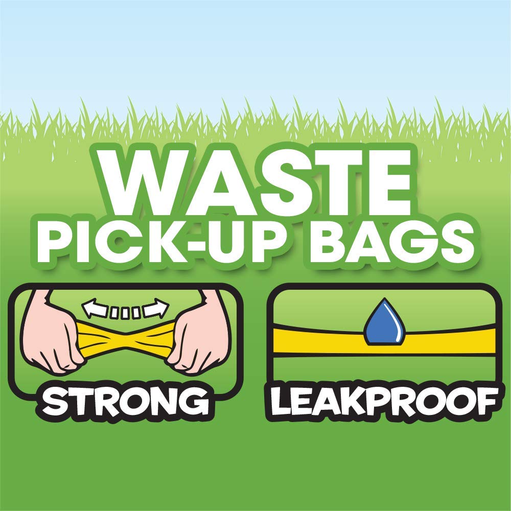 Bags on Board durable 9x14 inch bags for large dog waste.