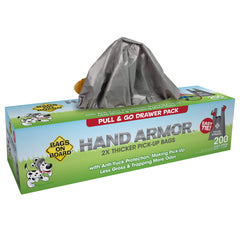 Bags on Board extra thick dog poop bags with drawer-pack for quick cleanup