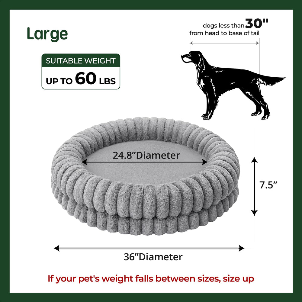 BALANCE anti-slip bottom keeps bed in place on tile or wood floors.