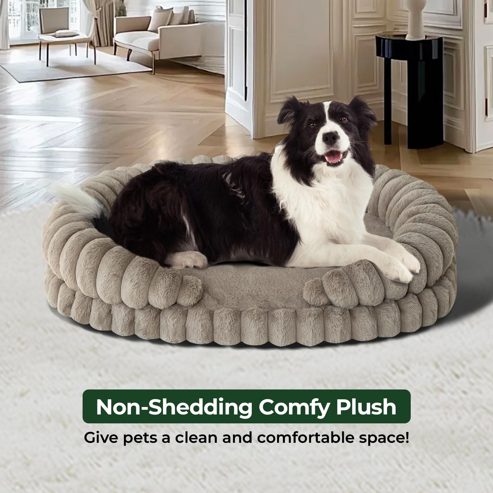 BALANCE bed with orthopedic foam core highlighting even weight distribution for joints