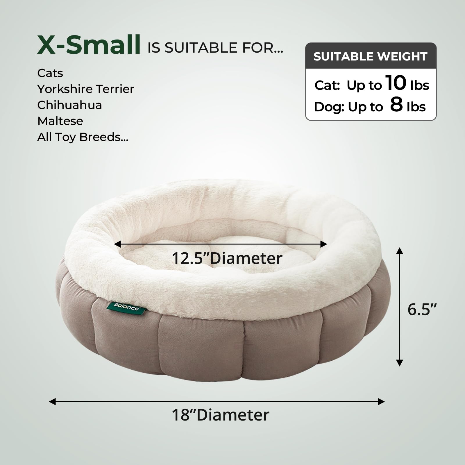 BALANCE bed features anti-slip bottom to stay in place on floors.