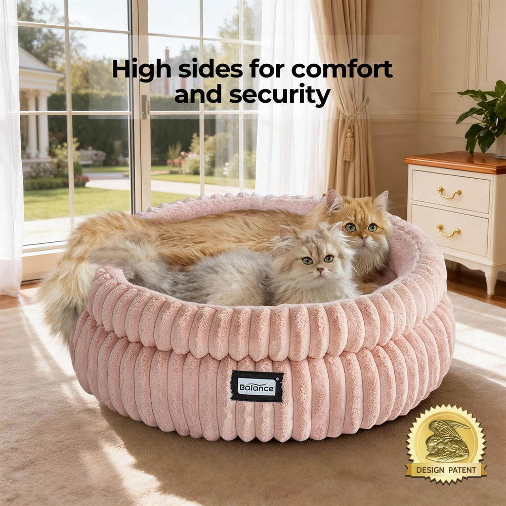 BALANCE cat bed with anti-slip bottom for stable floors