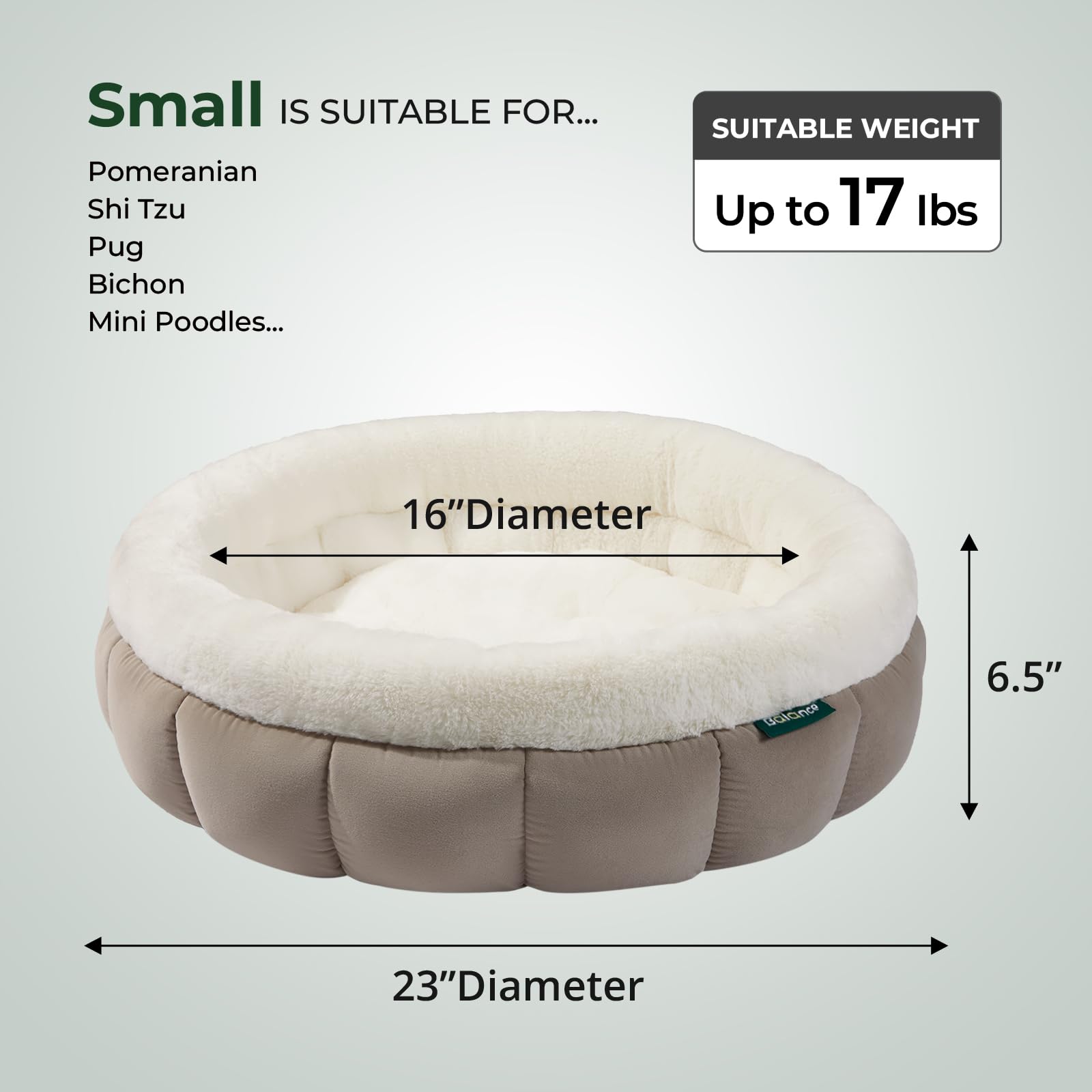 BALANCE cat bed goat round in living room setup