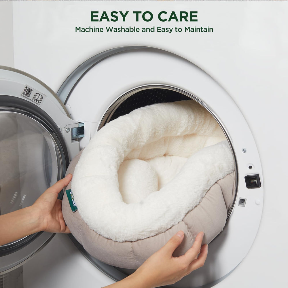 BALANCE cat bed goat round, durable stitching and secure edge