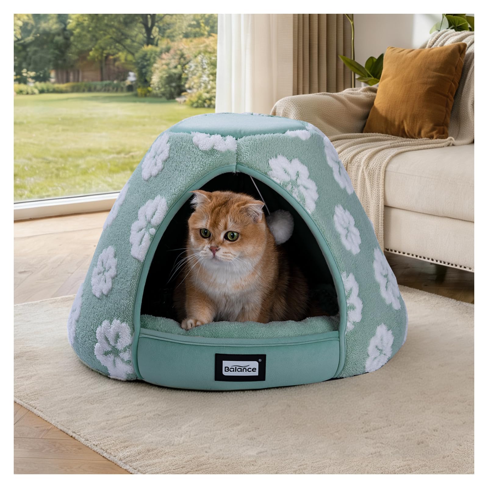 BALANCE Cat Bed inner cushion offers soft comfort for versatile lounging.