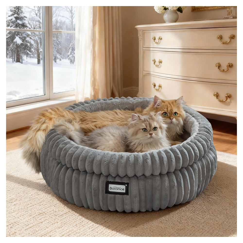 BALANCE cat bed machine-washable in cold cycle for easy care.
