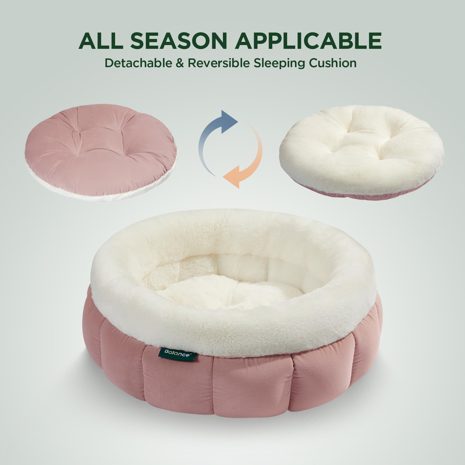 BALANCE non-shedding plush fabric helps keep homes cleaner.
