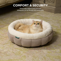 BALANCE non-shedding plush bed helps keep homes cleaner and warm for pets.