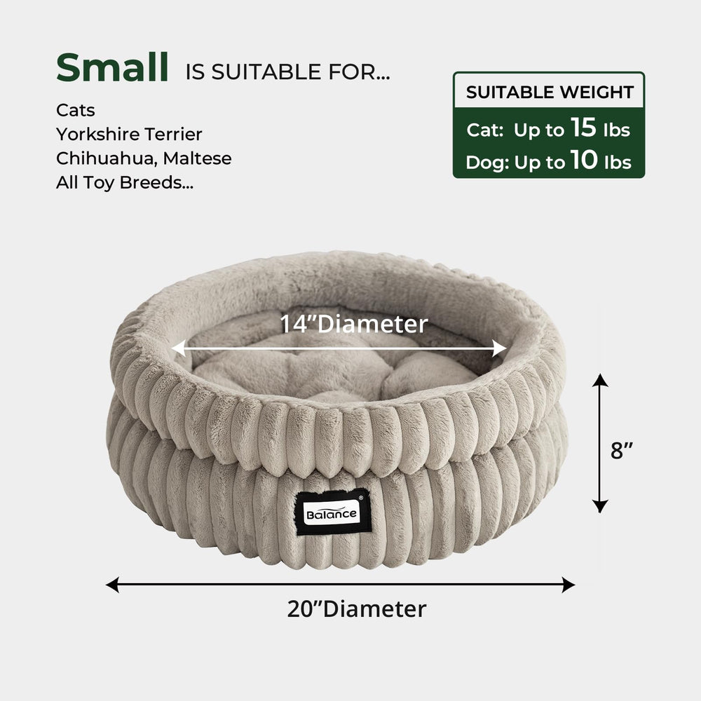 BALANCE cat bed has a removable cushion for easy washing.