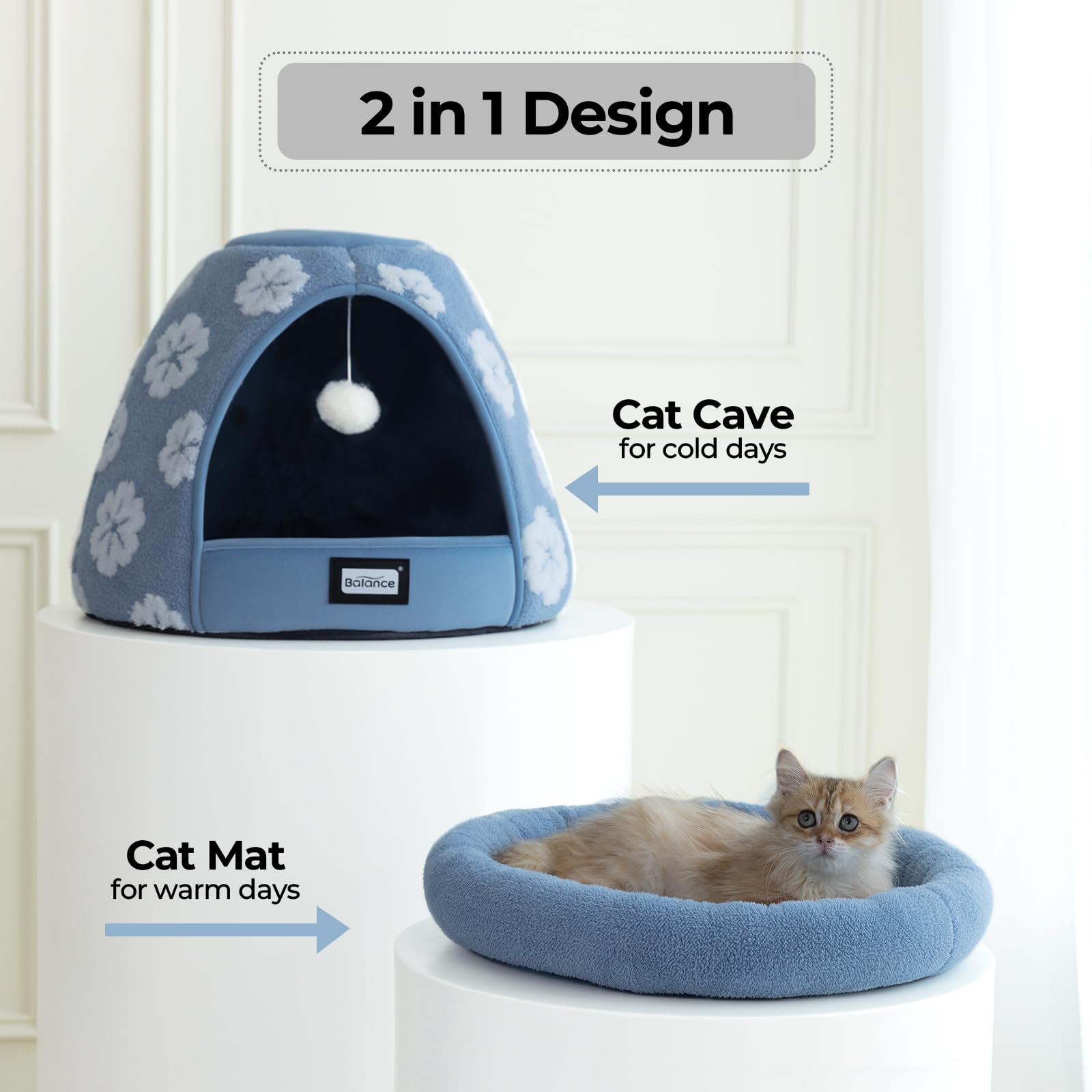 BALANCE non-shed plush fabric helps keep homes clean while offering warmth.