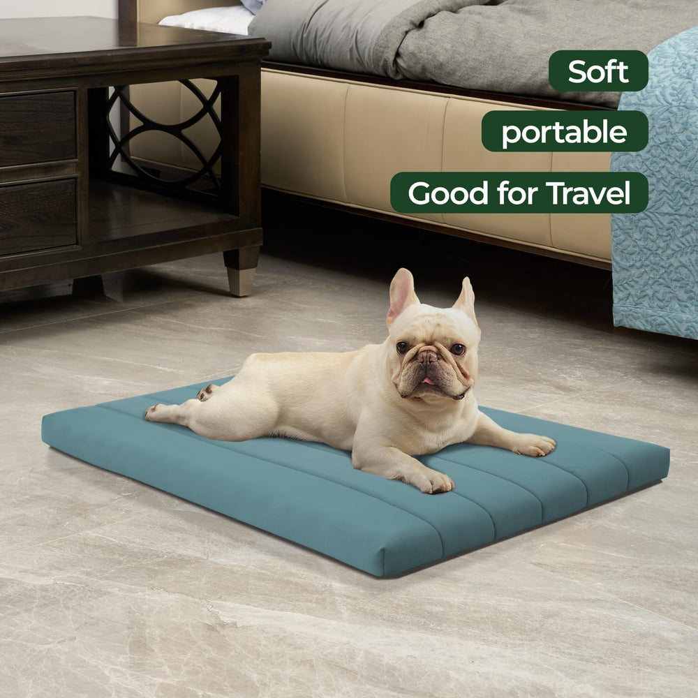 BALANCE dog crate bed with non-slip bottom stays secure