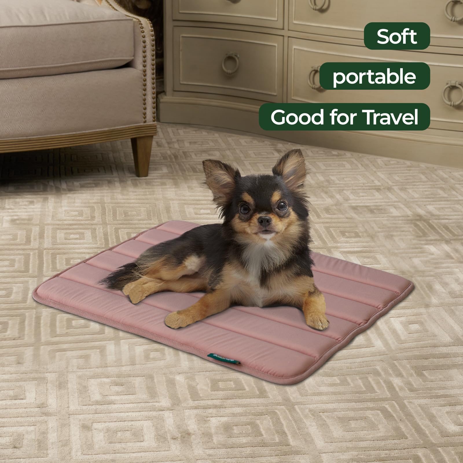BALANCE crate pad anti-slip base keeps mats steady during playful moments