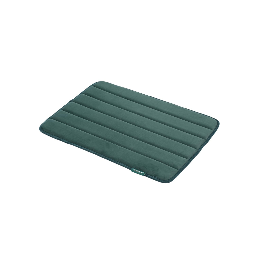 BALANCE dog crate pad showing top fabric water-resistant surface for dry, comfortable resting