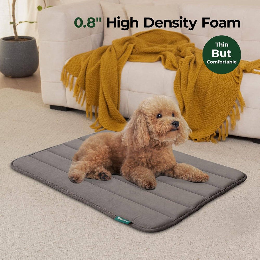 BALANCE crate pad top is water-resistant for spills and accidents