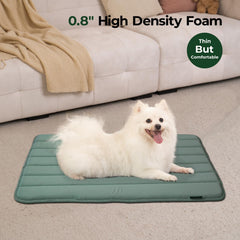 BALANCE crate pad water-resistant top protects foam from spills.