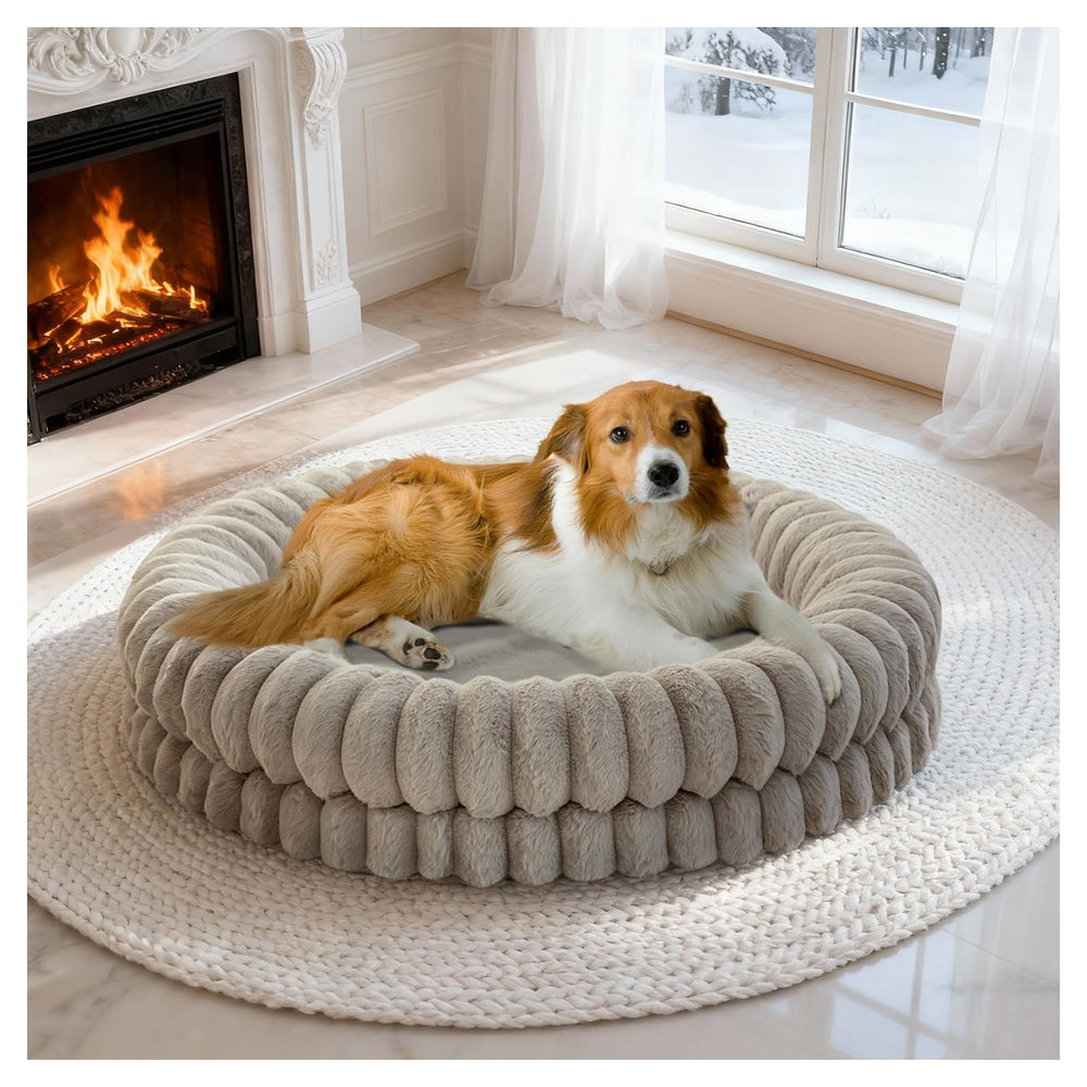 BALANCE Donut Bed 36-Inch round size provides roomy sleep for bigger dogs.