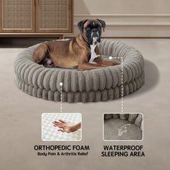 BALANCE Donut Bed egg crate bottom providing stable shape and joint support
