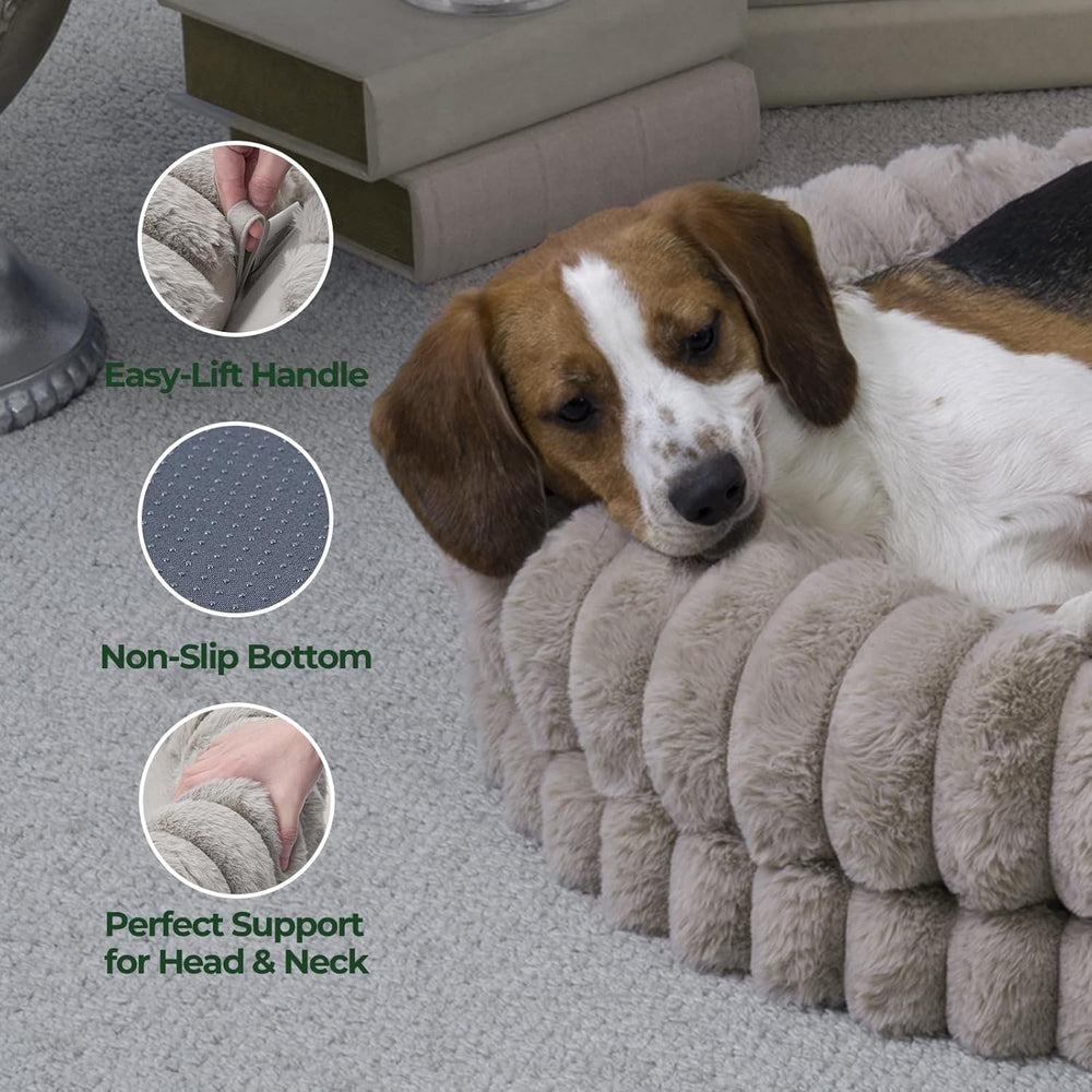 BALANCE Donut Bed removable cushion simplifies cold-water machine washing.