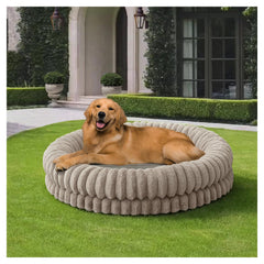 BALANCE Donut Bed top view for large dogs' comfort in 43-inch round shape
