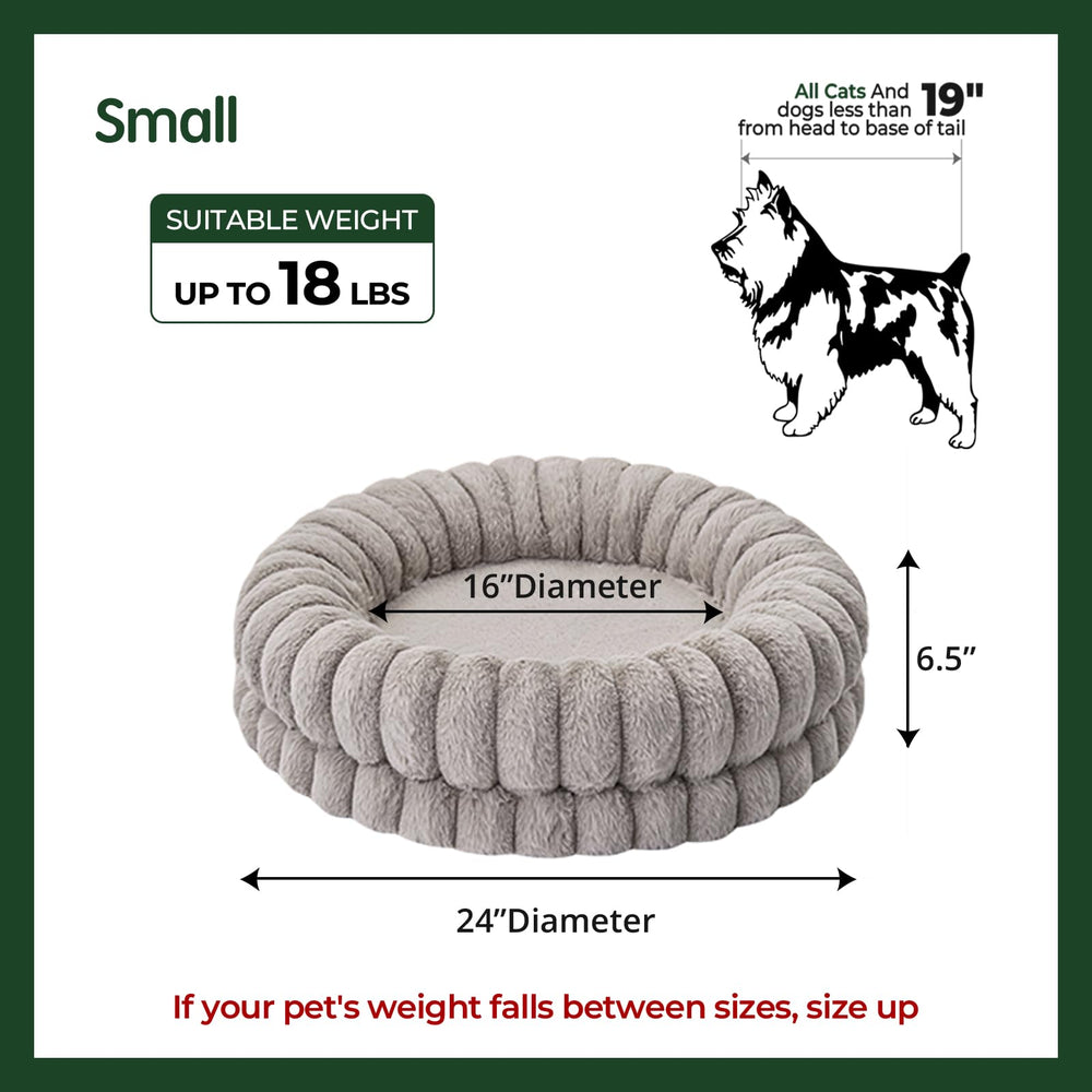 BALANCE Donut Bed removable cushion shown for easy machine washing