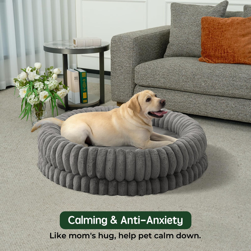 BALANCE luxury dog bed anti-slip bottom keeps it stable on floors