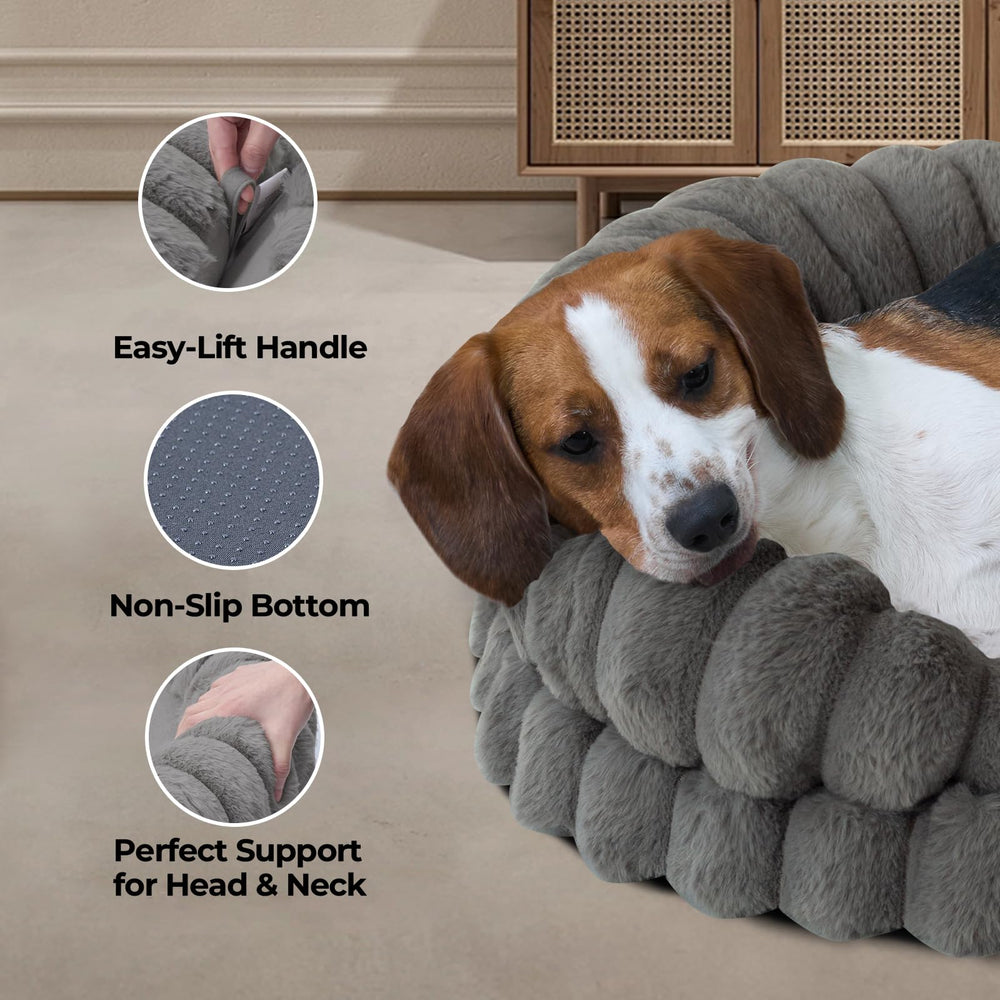 BALANCE non-slip bottom keeps the bed steady on tile or wood floors