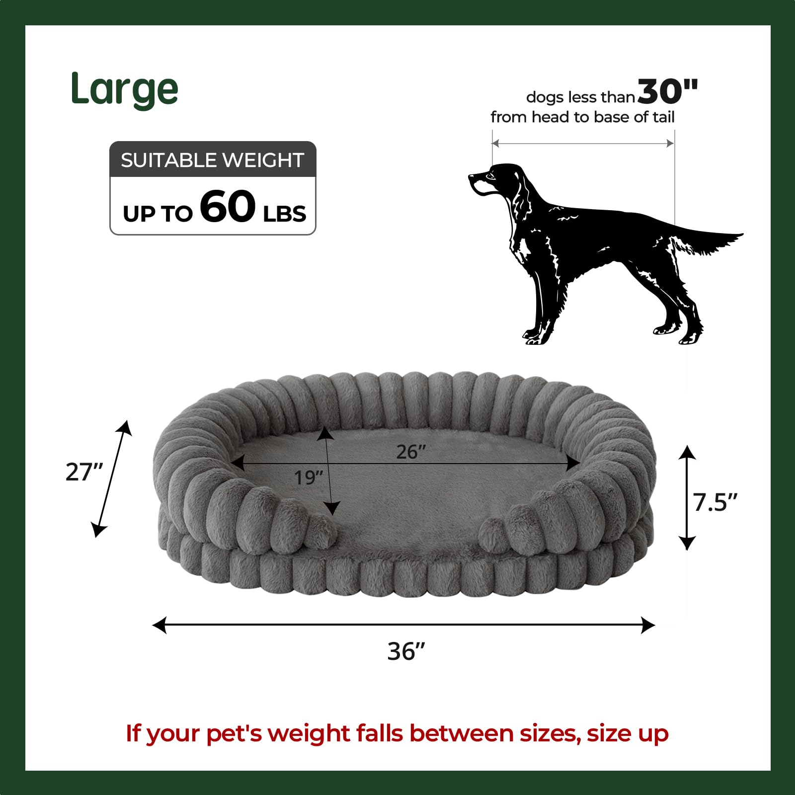 BALANCE waterproof sleeping area protects the filling from spills for lasting durability
