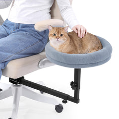BALAPET cat office chair 360° rotate: keep your cat within sight while you work.
