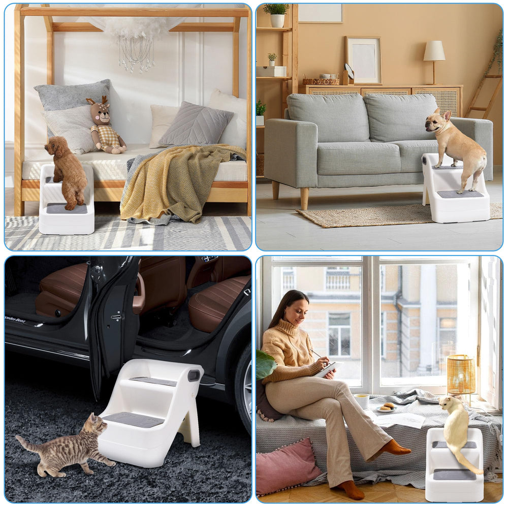 BALAPET Cat Ramp compatible with multiple automatic litter boxes from 10–13 inches.