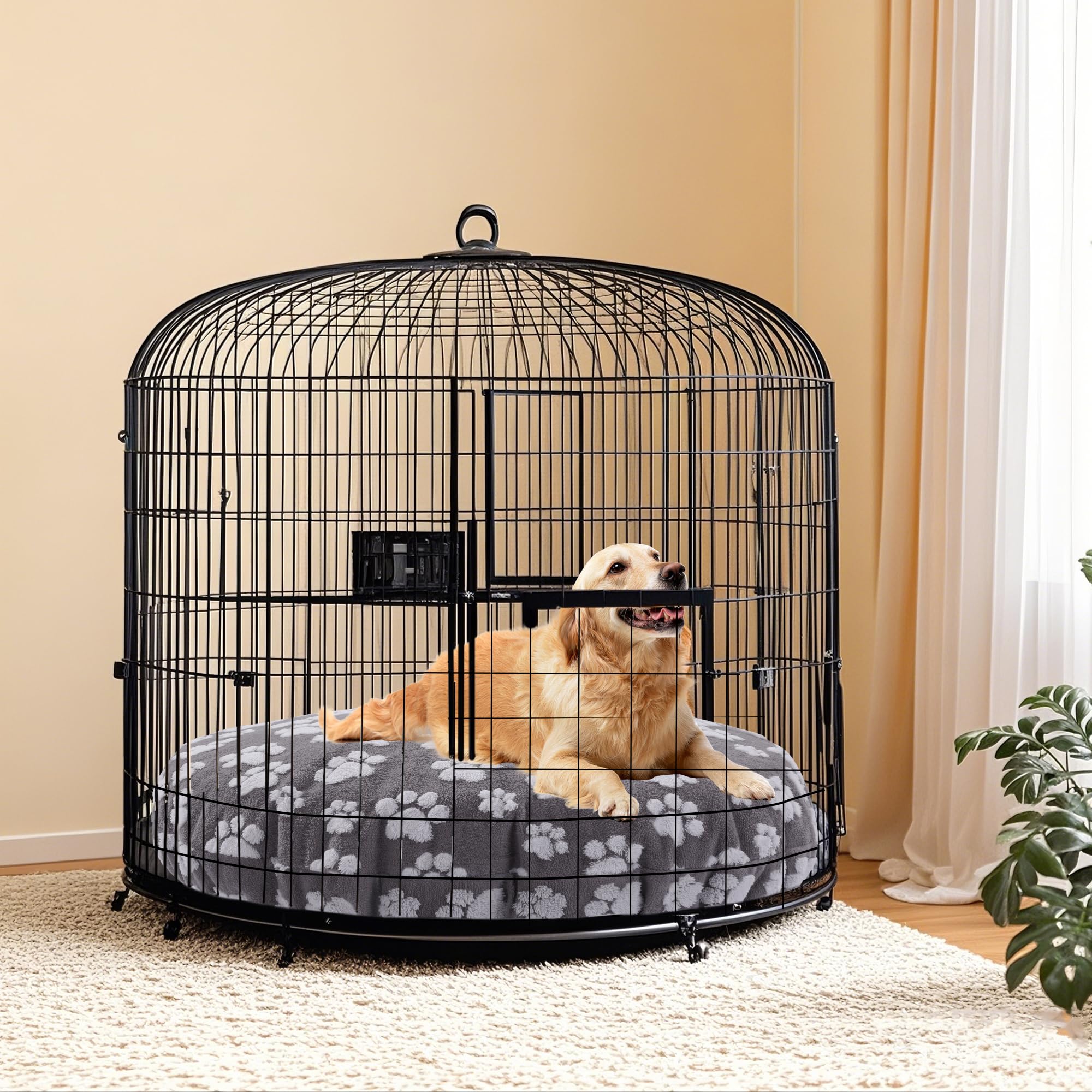BALAPET dark gray round bed cover protects mattresses and extends life