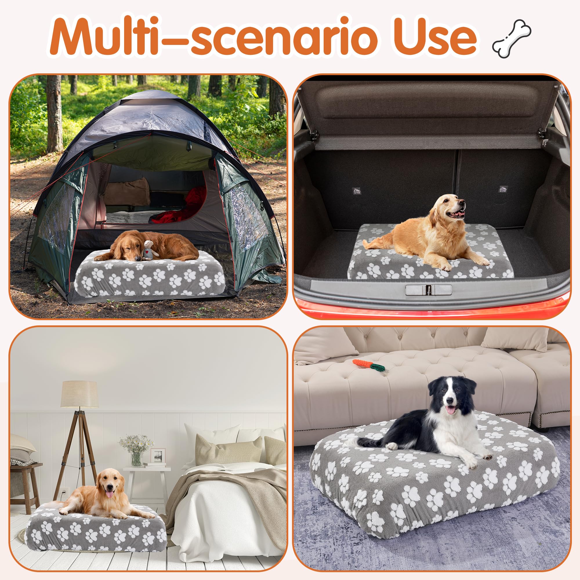 BALAPET TPU-coated waterproof layer helps keep the pet mattress clean