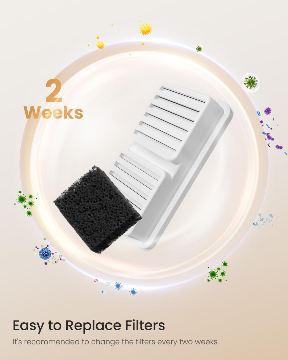 Step-by-step prepping BalimoPet filters for first use.