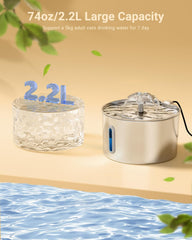 BalimoPet stainless steel design resists odors and stains for easier cleaning.