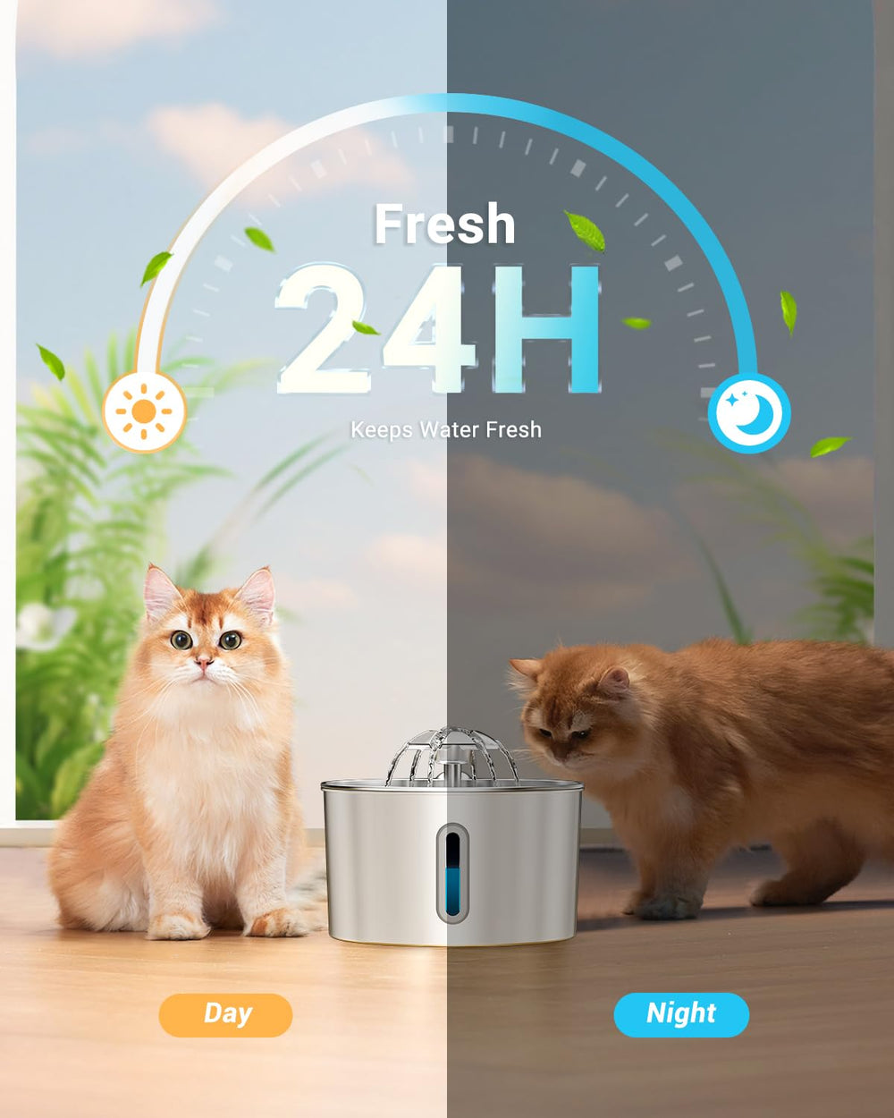 BalimoPet indoor-outdoor pet waterer suits versatile spaces.