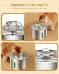 BalimoPet ultra-quiet pump runs smoothly for calm hydration.