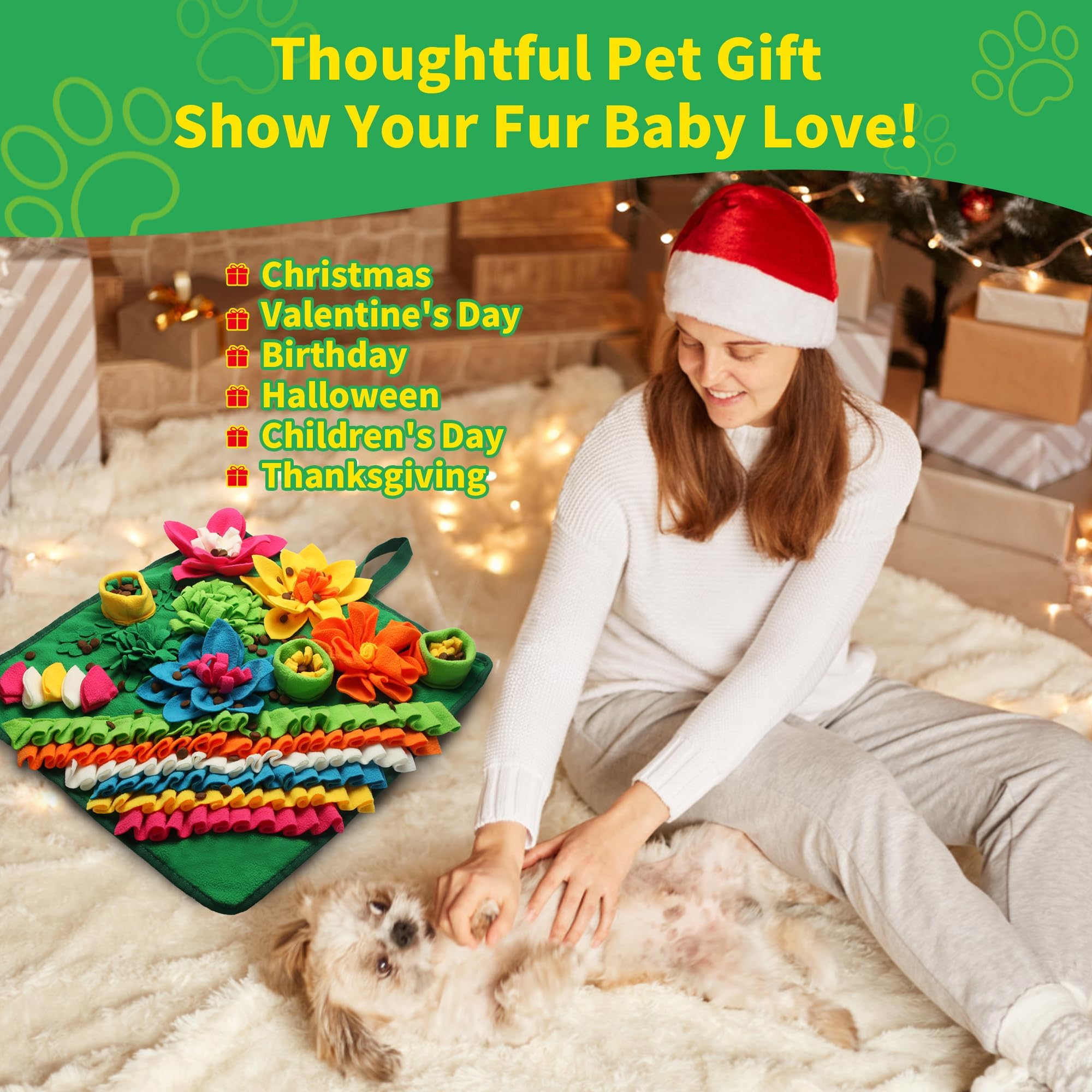 Banlangen snuffle mat dogs and cats enrichment