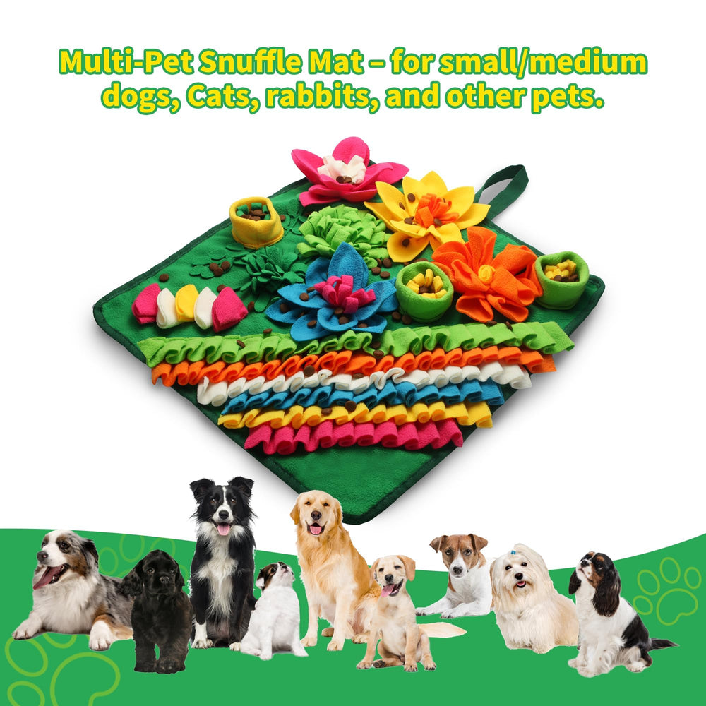 Banlangen snuffle mat non-slip base keeps it steady