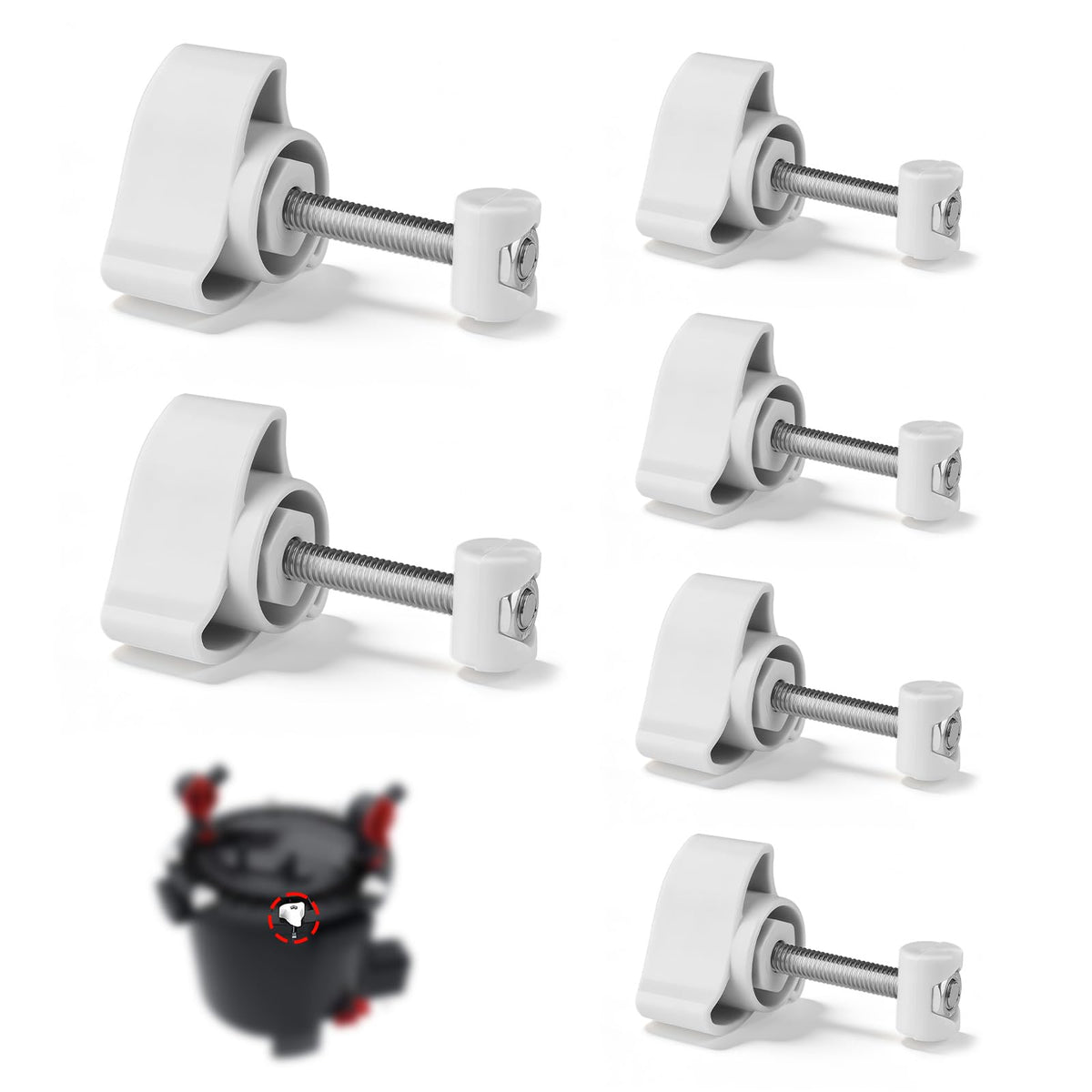 BANLIN lid fastener for Fluval FX6 cover ensures a secure, leak-proof seal.