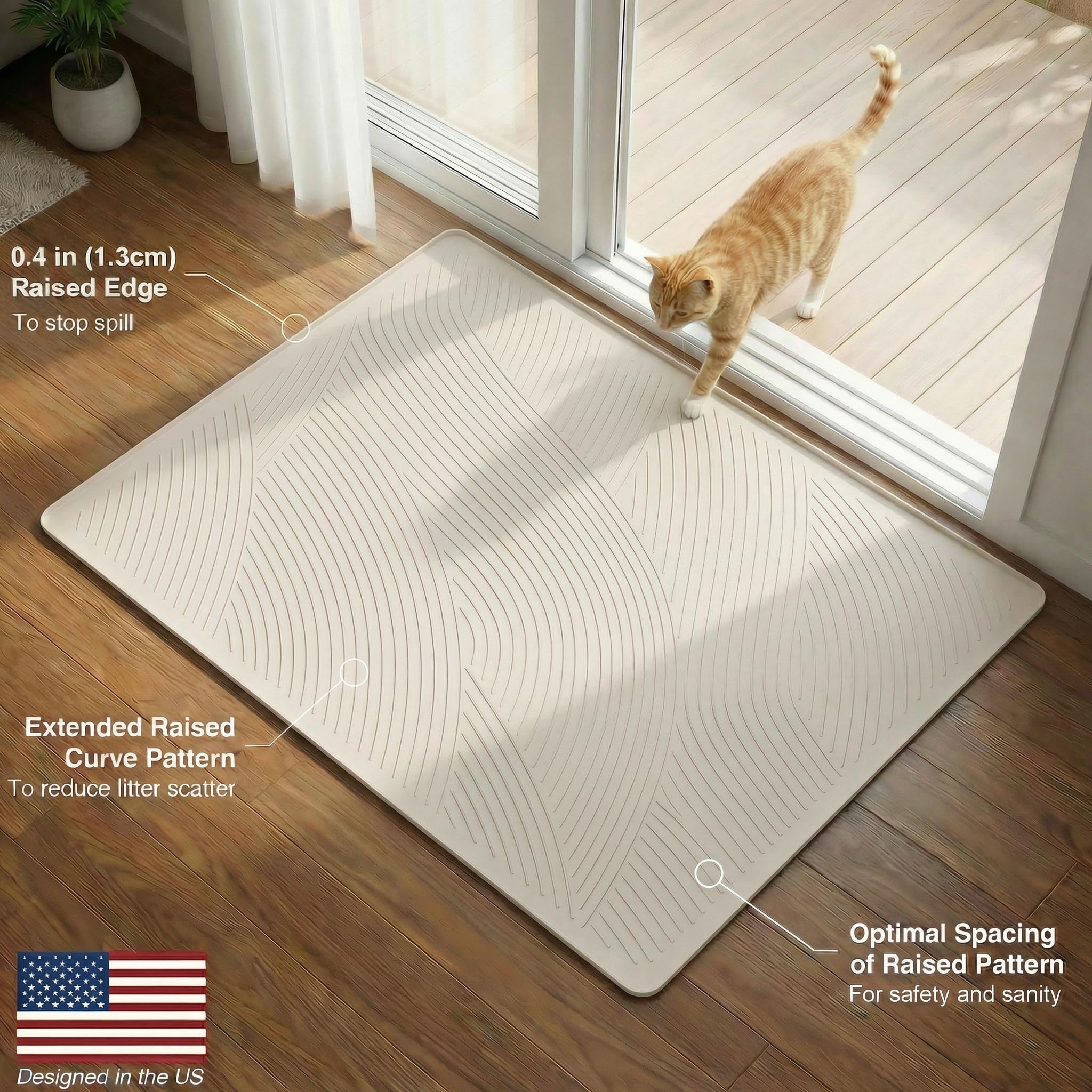 BANLYEO multi-cat safe mat supports busy households with several cats.