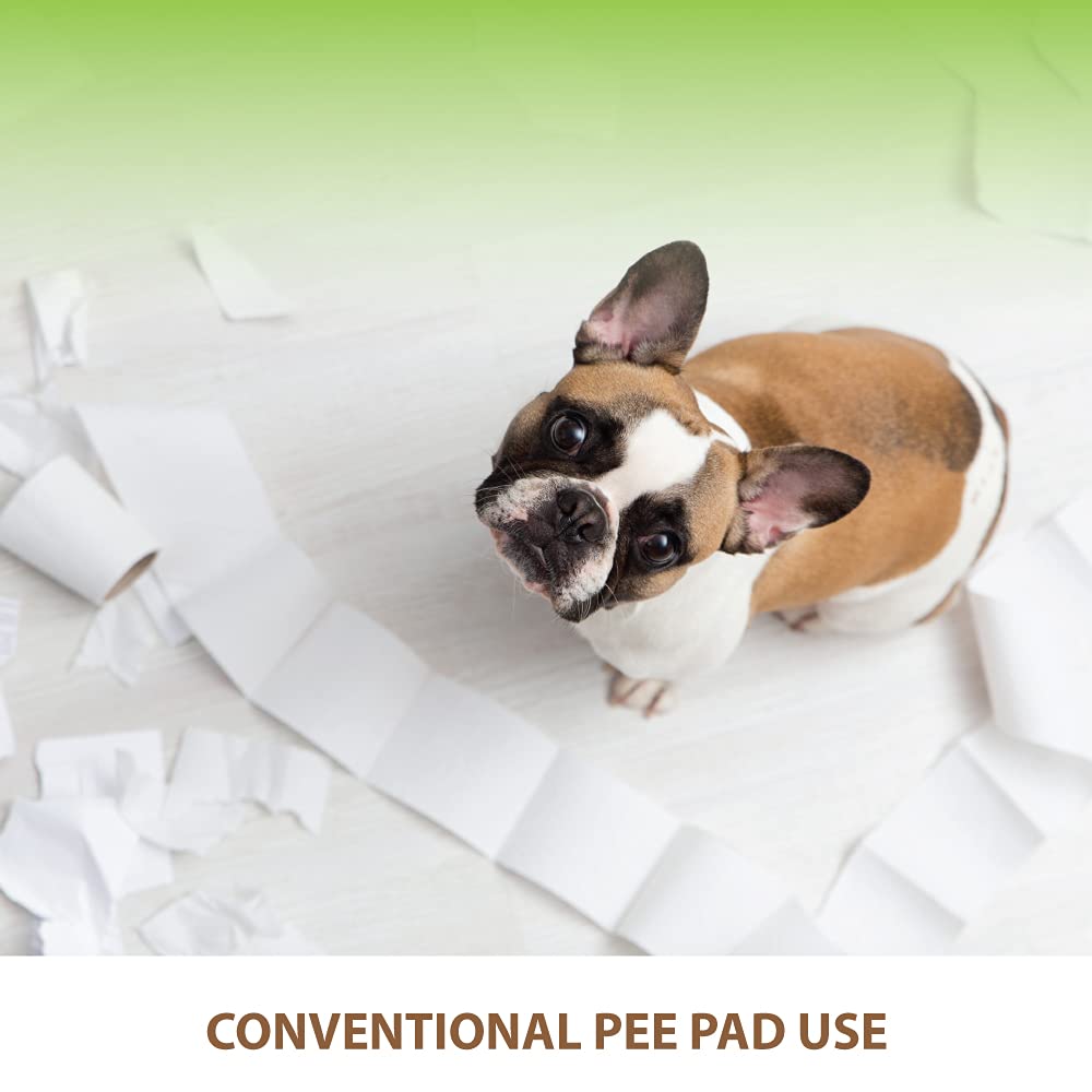 BANU Puppy Pee Pad Holder anti-slip edges keep tray steady.
