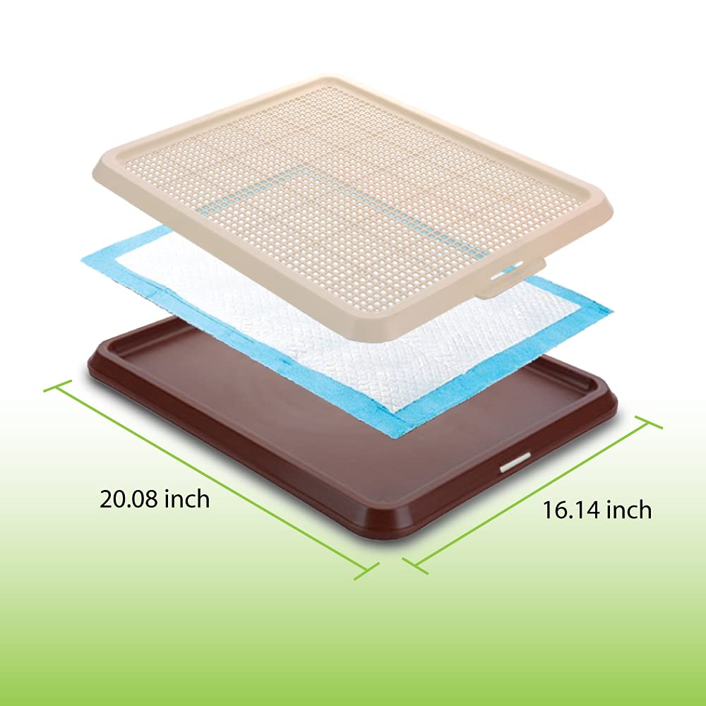 BANU Puppy Pee Pad Holder waterproof surface protects floors.