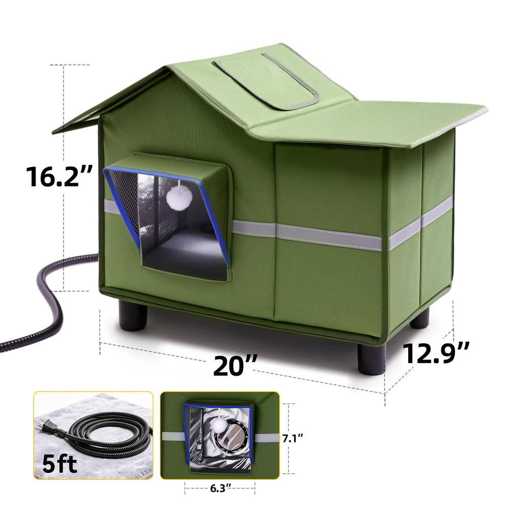 Banxye cat shelter removable liner for easy cleaning and freshening.