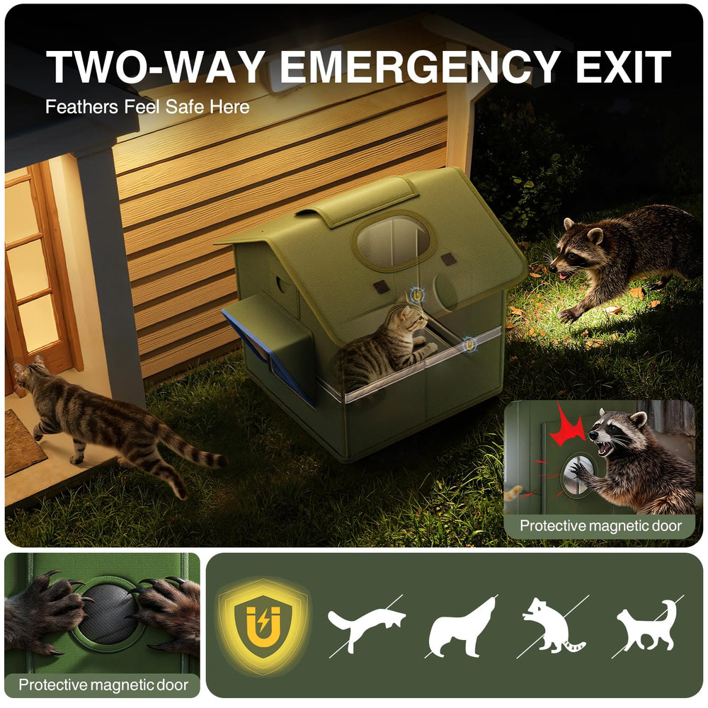 Banxye magnetic dual-exit doors allow safe, flexible exits.