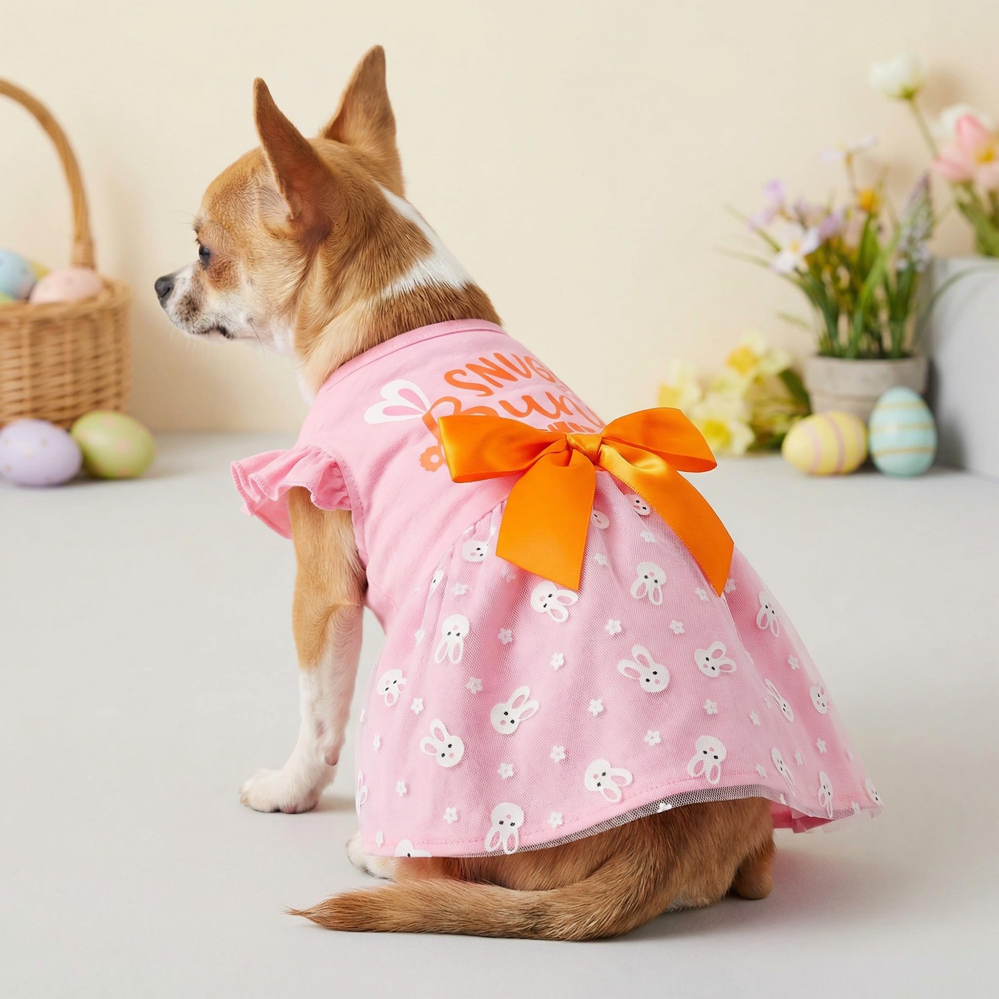 BAOBICUTE Easter themed dog clothes for stylish celebrations.