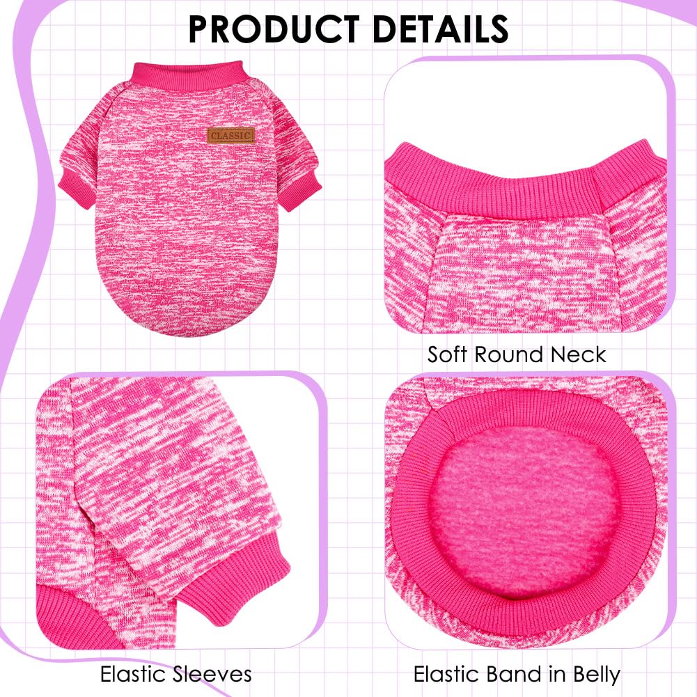 Baobicute elastic puppy sweater showing easy-on-off design