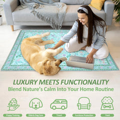 Baodan 31x36 puppy pad for crates and car travel.