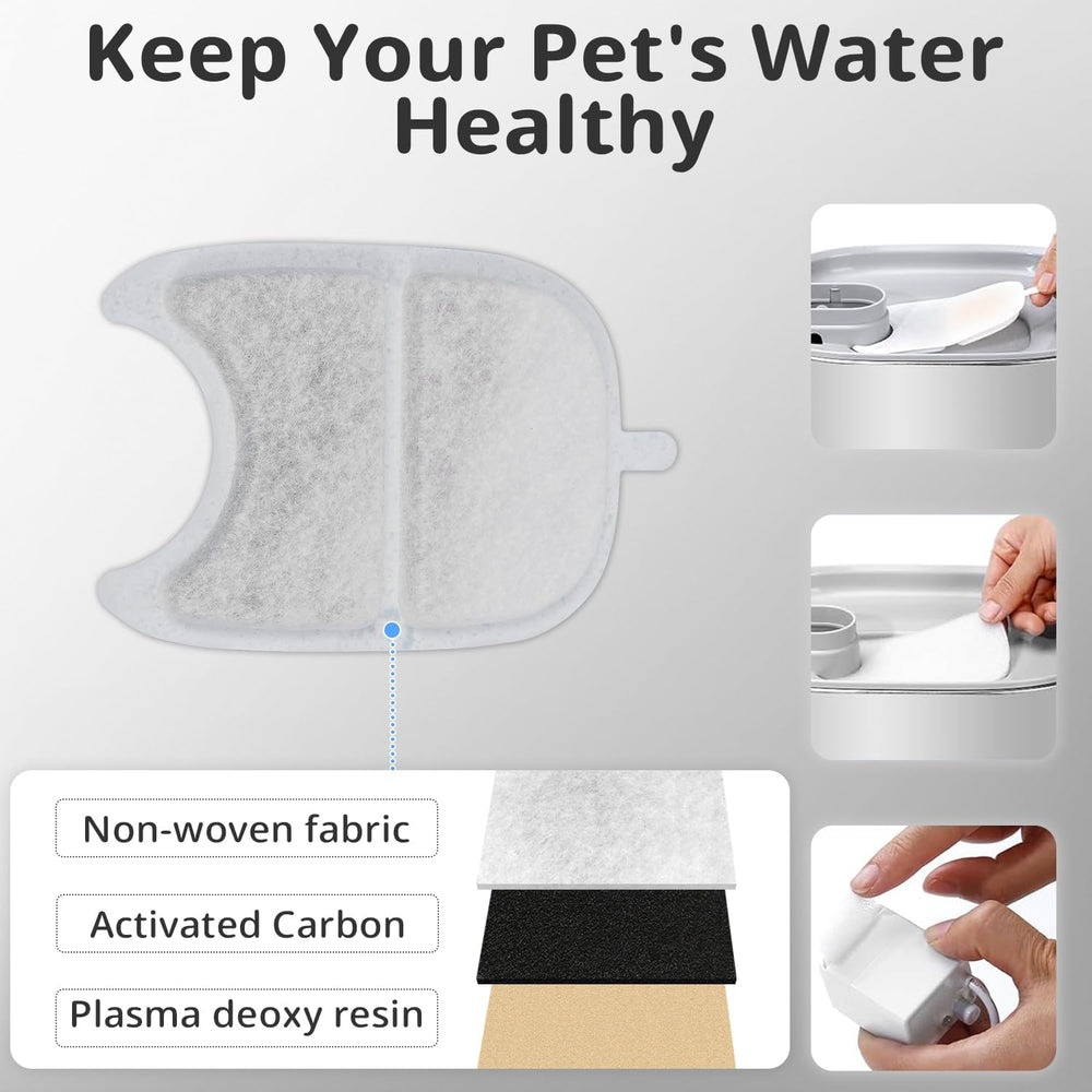 Baofum filter assembly shows non-woven fabric and resin
